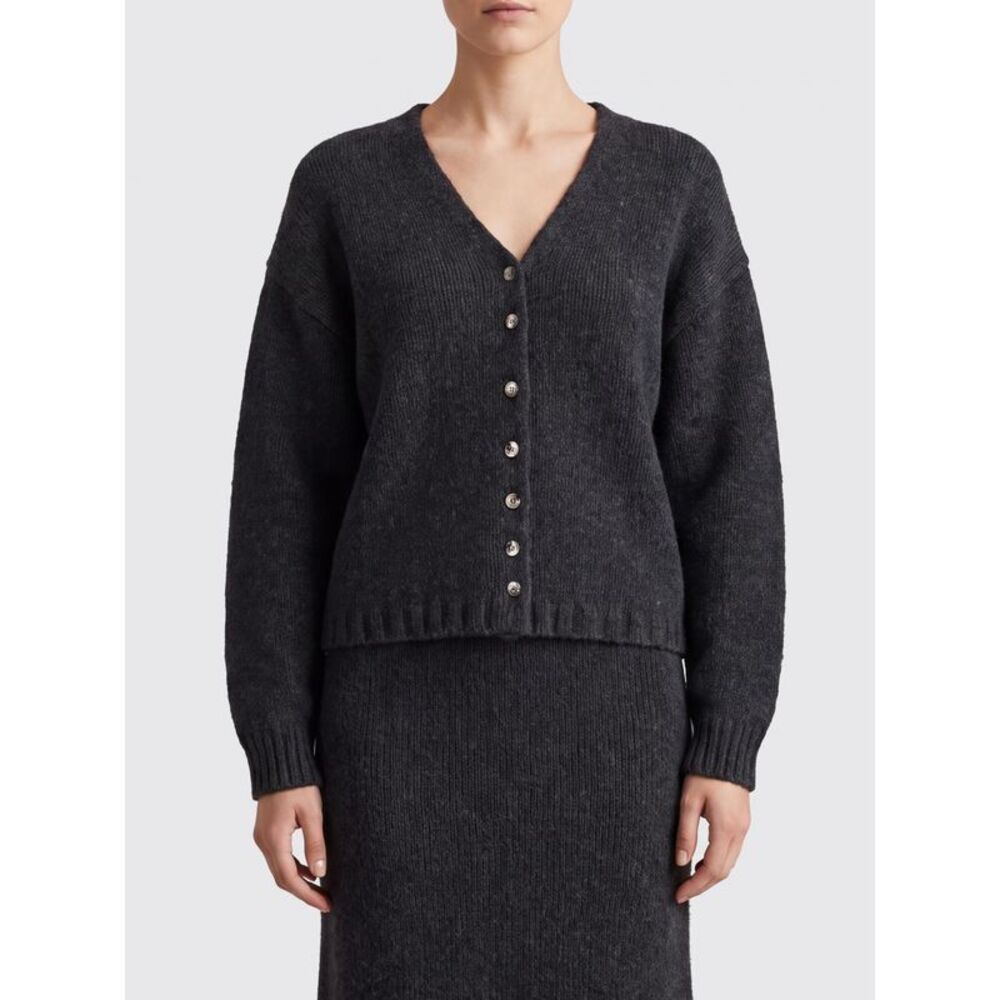 Khaite Women Deep V-Neck Khaite Pure Cashmere Cardigan